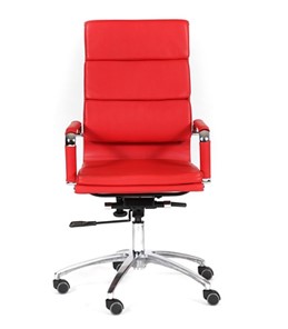 Кресло компьютерное CHAIRMAN 750 экокожа красная в Костроме - предосмотр 1